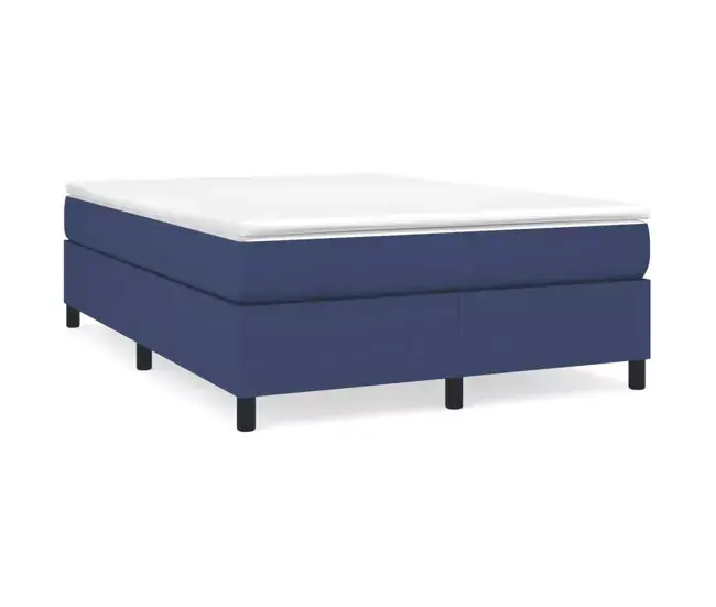 Premium de Alta Durabilidad Cama box spring con colchón tela gris tenebroso 140x200 cm