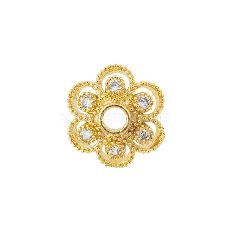 Premium de Alta Durabilidad Capuchon Chapa con Circonia Petalos 10mm Dorado