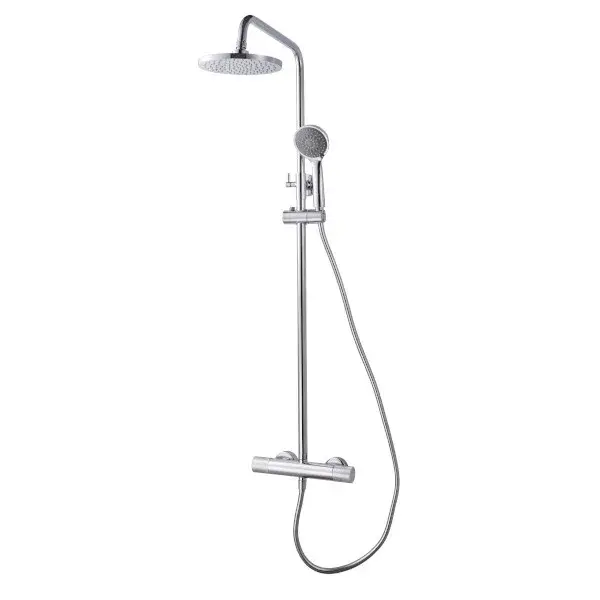 Set de ducha termostático Kever cromado