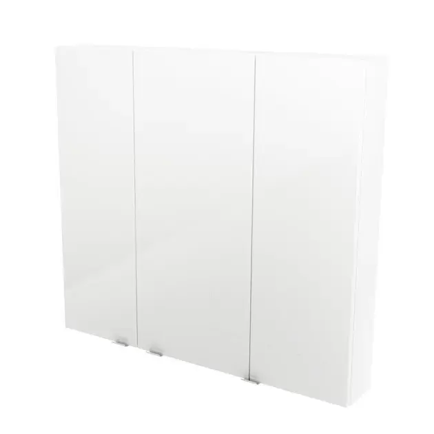 Armario de baño blanco imandra 90 x 100 x 15 cm