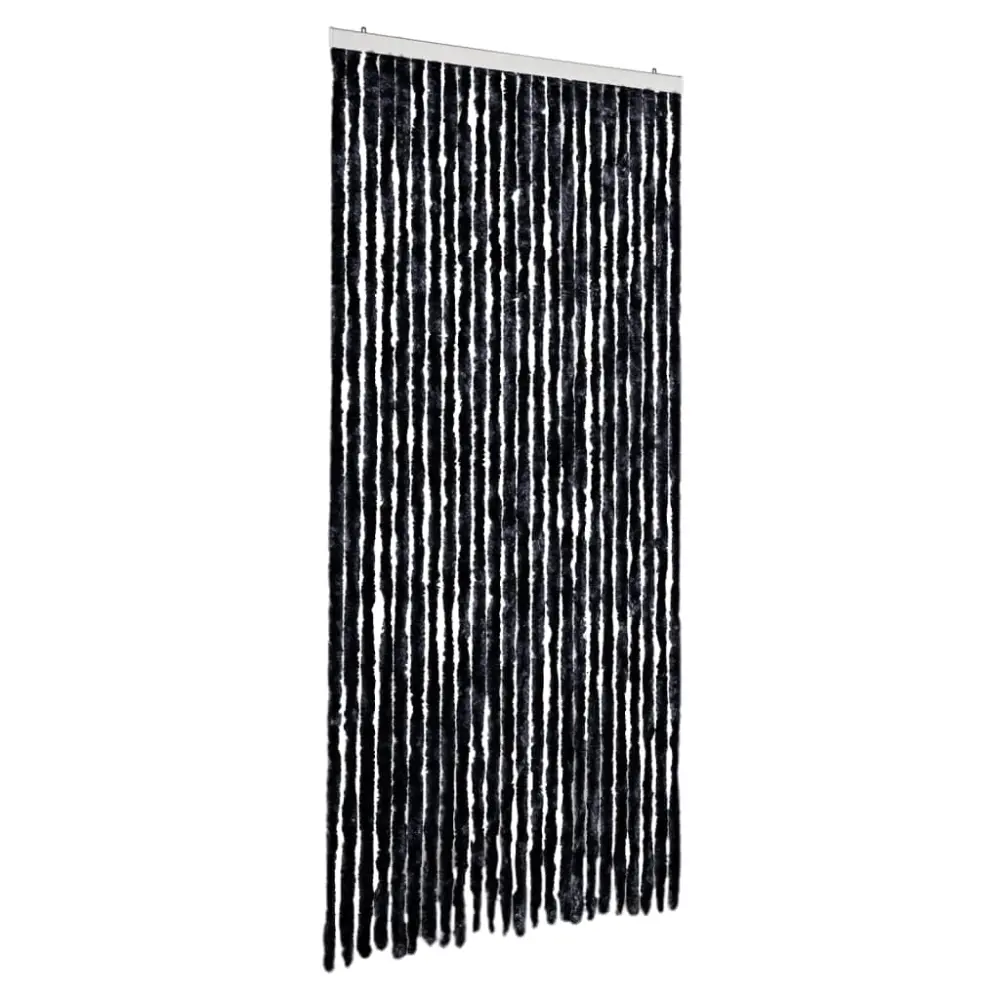 vidaXL cortina antimoscas chenilla gris antracita 100x230 cm Confección Medida