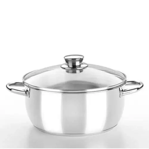 Cacerola 16cm Monix Óptima M451116 Tapa Cristal