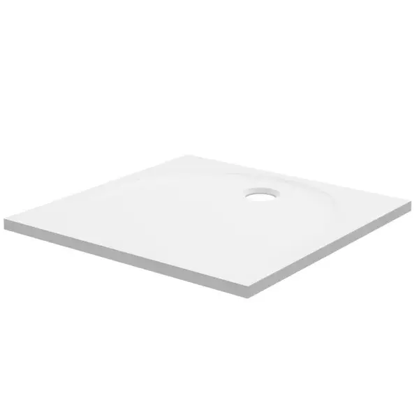 Plato ducha Calicia resina blanco 90x90 cm cooke_lewis