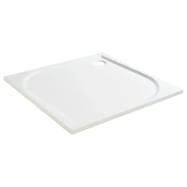 Plato de ducha mineral limsky blanco 90x90 cm cooke_lewis