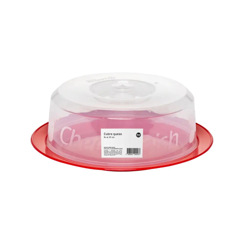 CUBRE QUESO 22 CM PLASTICO