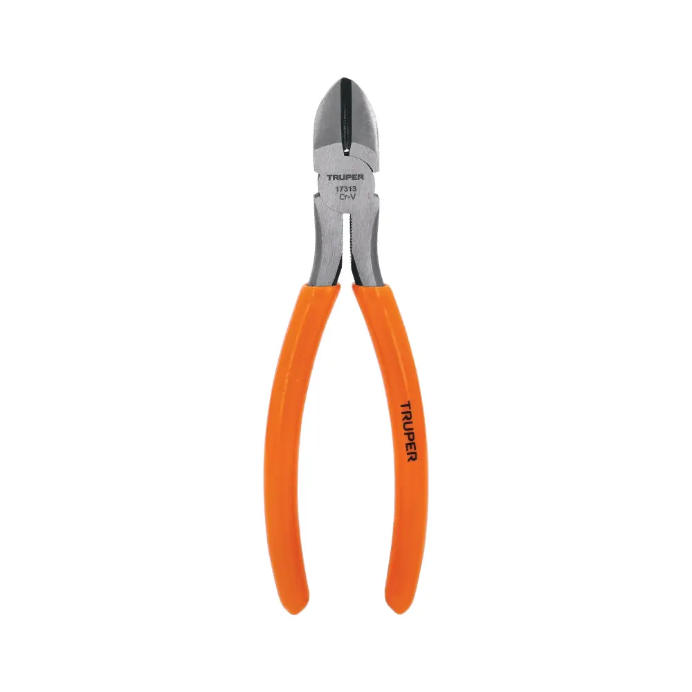 Pinza de corte diagonal 7" mango de pvc, TRUPER T202-7