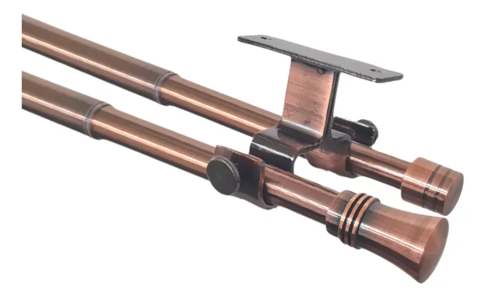 Set Extensible Techo 120-210 Cm Color Cobre Terminal Cónico