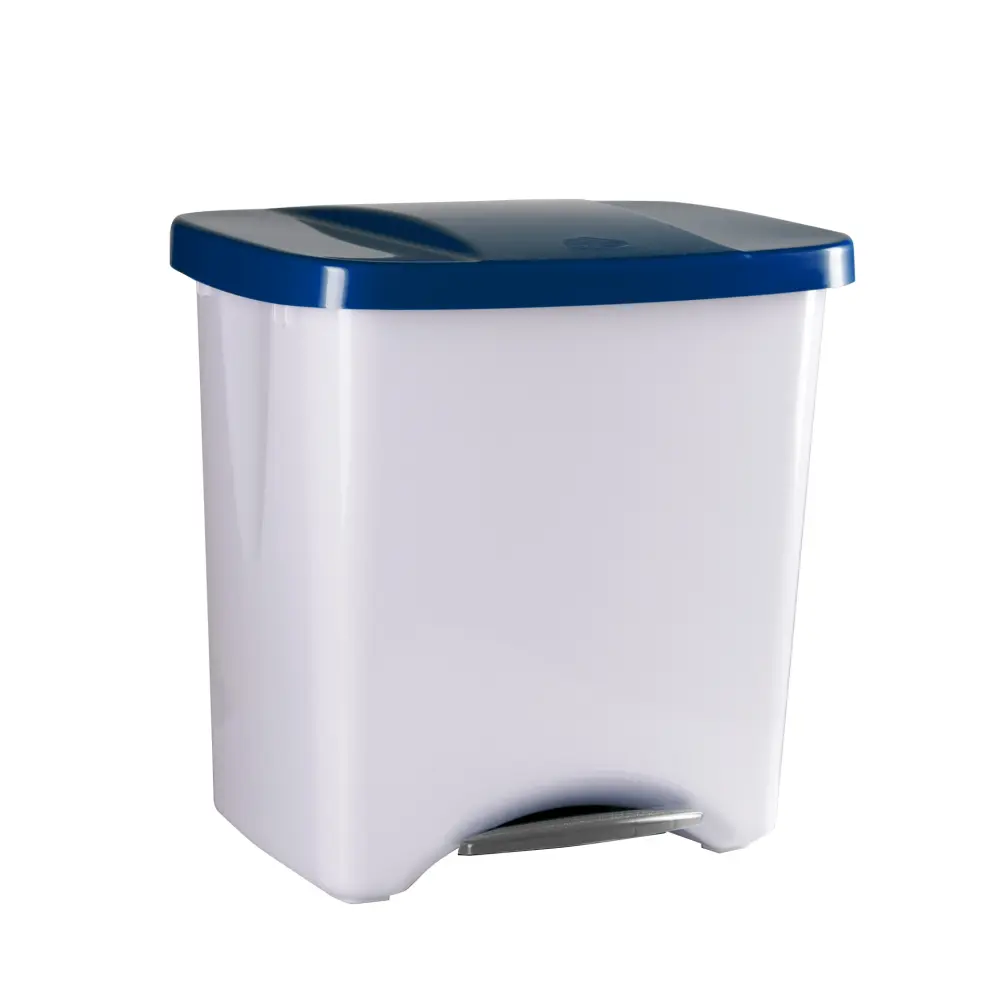 Denox pedalbin ecológico azúl de 50l - 475x360x480 Diseño Compacto