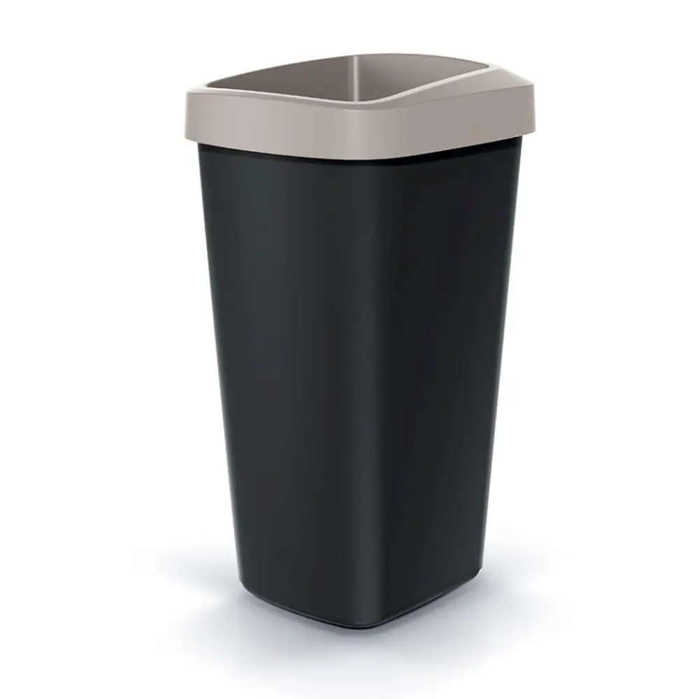 Contenedor de Compost Keden cubo de reciclaje marrón 25l - 29x26x52 cm - compacta q