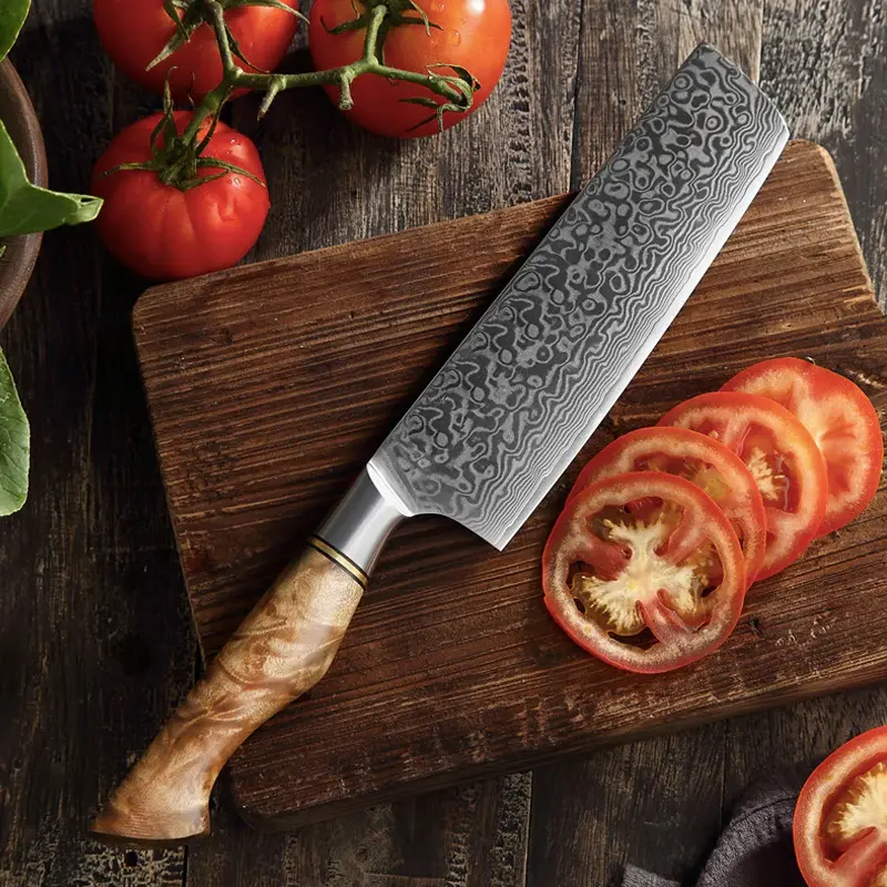Nakiri 7" Extenso Carbono (B30-XC) para Barbacoa