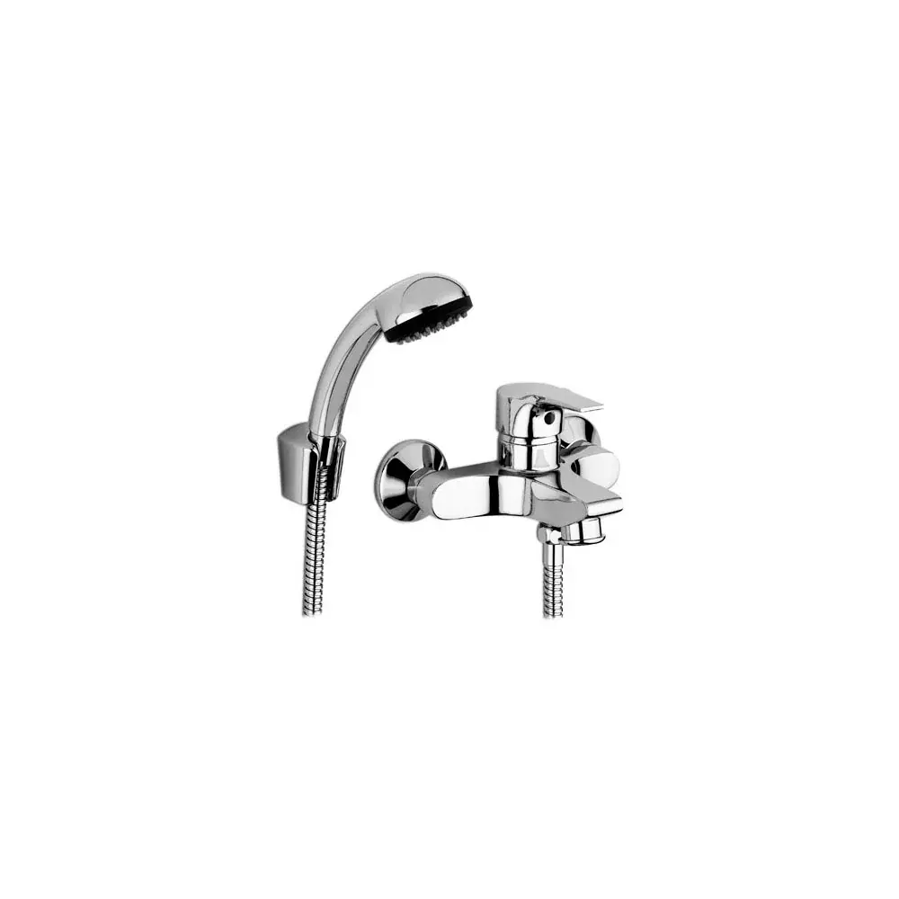 Cepillo para Reposterí Mezclador monomando para bañera con duplex Zucchetti Flat cartucho diam. 40