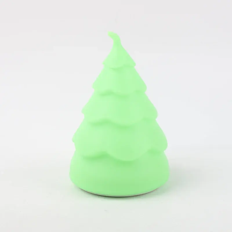 Adorno Arbol Navideño con Luz Verde Definido