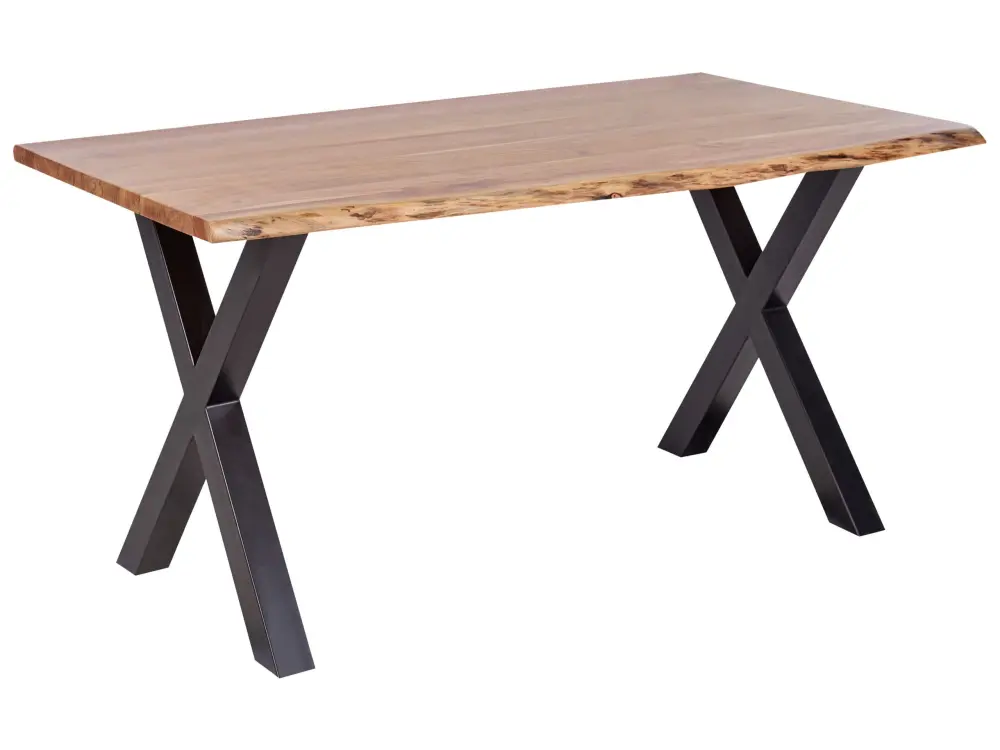 Acacia Dining Table 180 x 95 cm Light Wood BROOKE