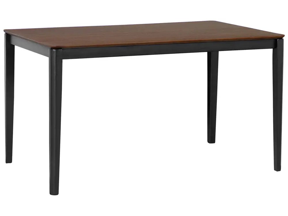 Dining Table 135 x 80 cm Dark Wood CEDAR