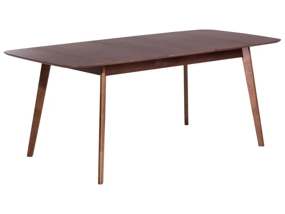 Extending Dining Table 150/190 x 90 cm Dark Wood MADOX