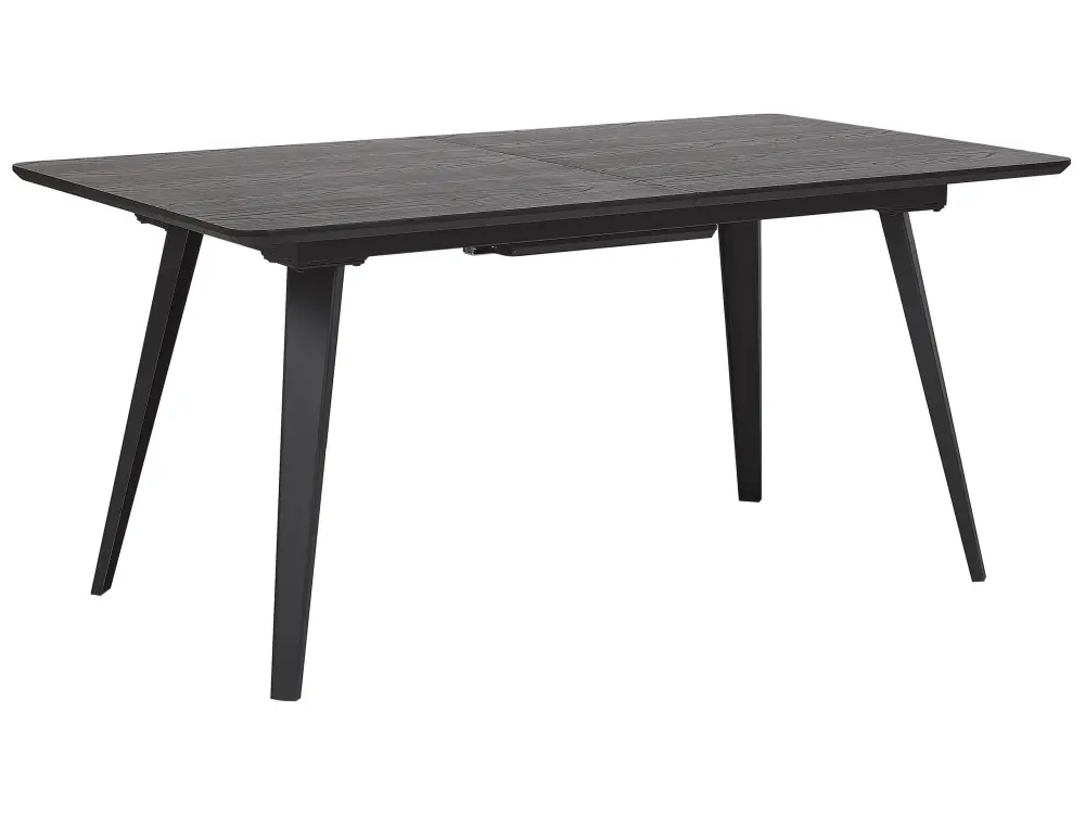 Extending Dining Table 160/200 x 90 cm Black IRVINGTON
