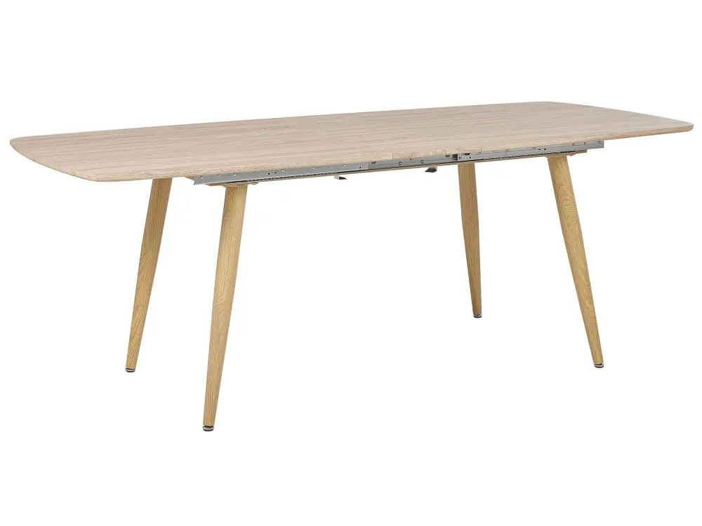 Extending Dining Table 180/210 x 90 cm Light Wood HAGA