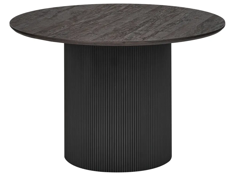 Round Dining Table ⌀ 120 cm Black SHEHO