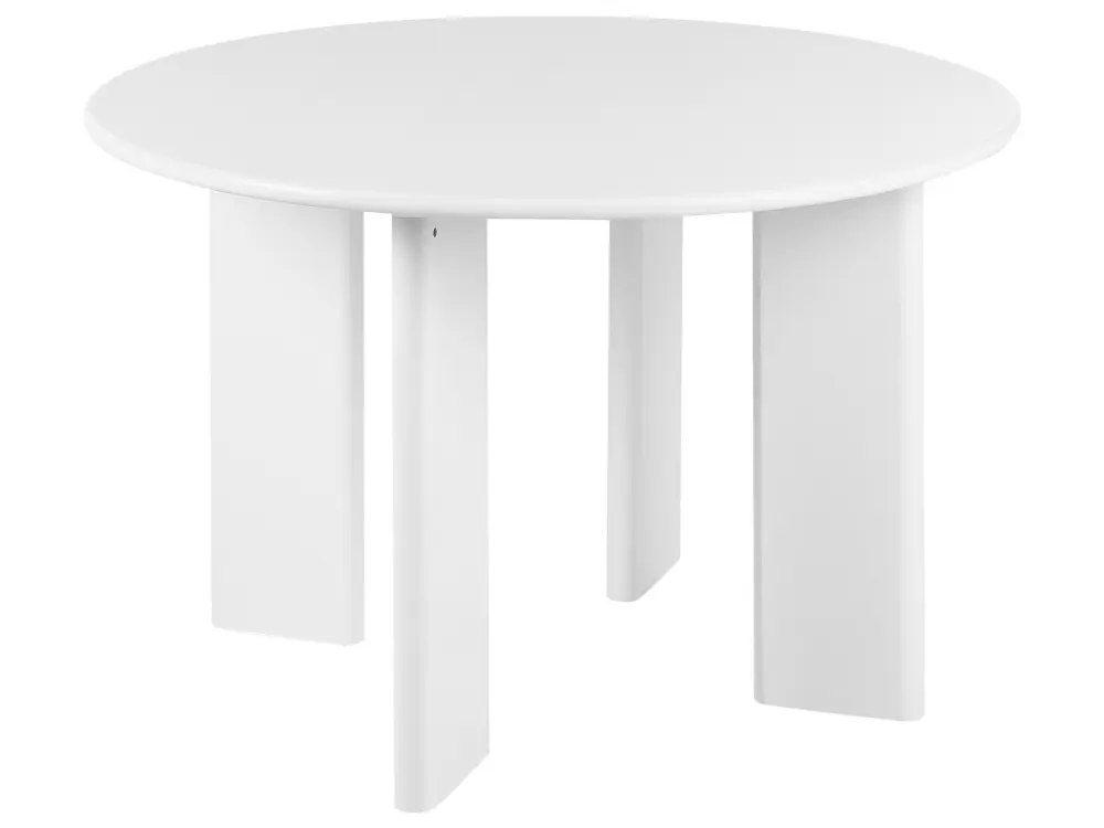 Round Dining Table ⌀ 120 cm White COSMO