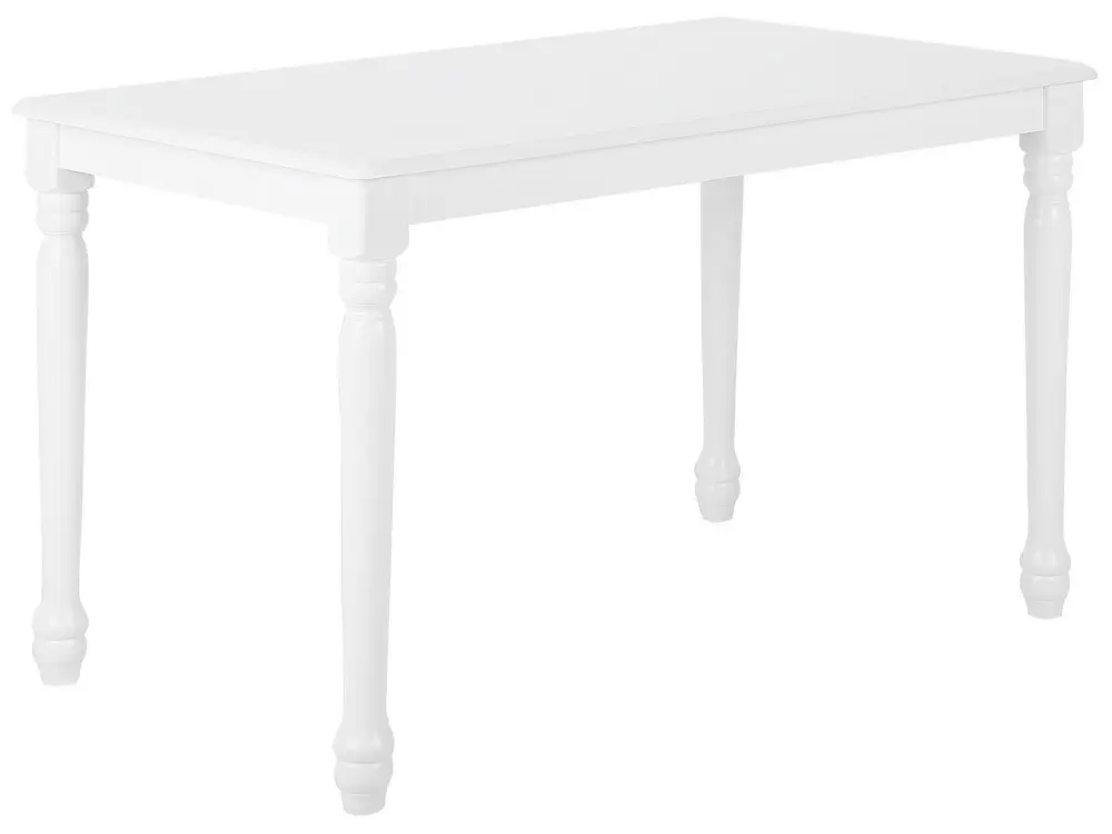 Wooden Dining Table 120 x 75 cm White CARY