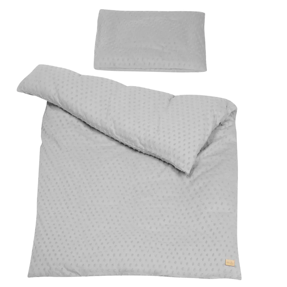 Certificado Oeko-Tex Ropa de cama orgánica 'Lil Planet', 2 piezas, gris plata, 100 x 135 cm, jersey certificado GOTS