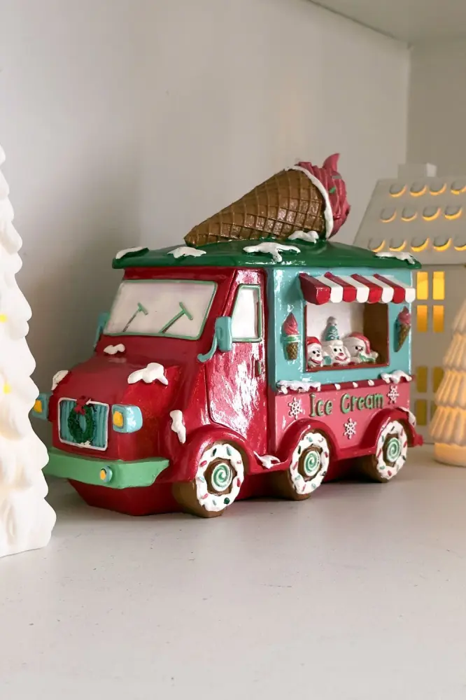 Coleccionable Premium Camión De Helados Navideño