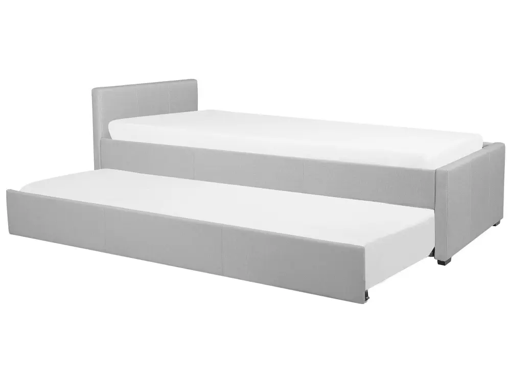 Cama nido tela marmande 80 x 200 cm gris nítido Alta Calidez