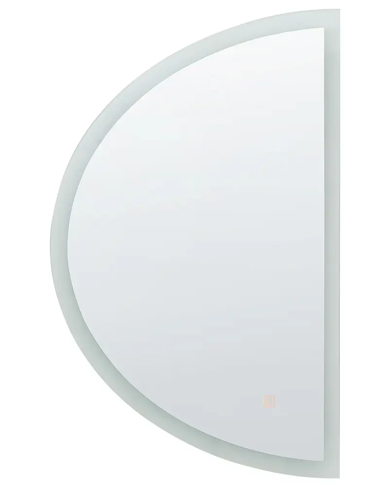 Estante de Ducha Espejo LED de baño bezons 49 cm 80 cm plateado