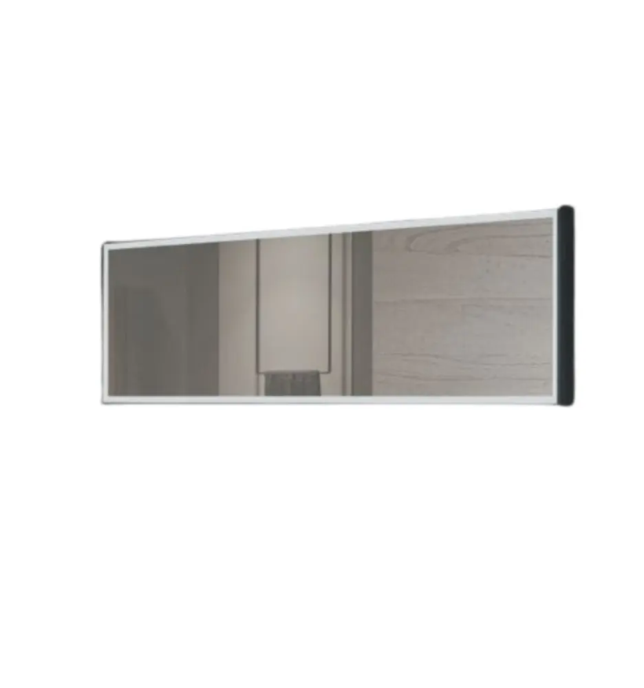 Jabonera de Pared Espejo rectangular LED, -oro rosa-negro 40x160 negro 6500k frí