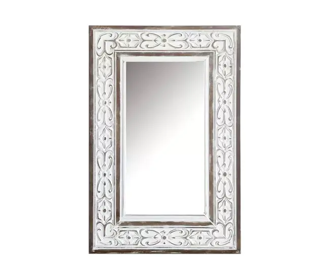 Cesto de Mimbre Espejo de Pared ANTIQUE de la marca KACTUS HOME