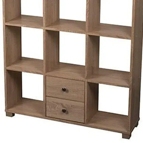 Estanterí expositor cubos cajones 90x24x99,5 con Divisores Ajustables