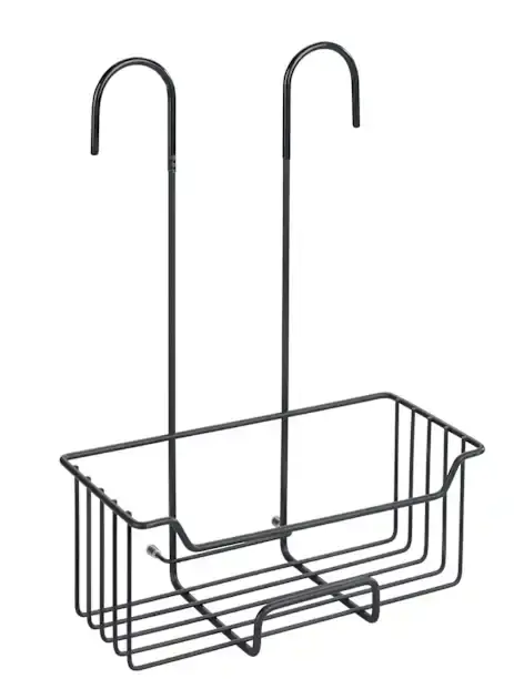 Cesto de baño acero inox negro milo