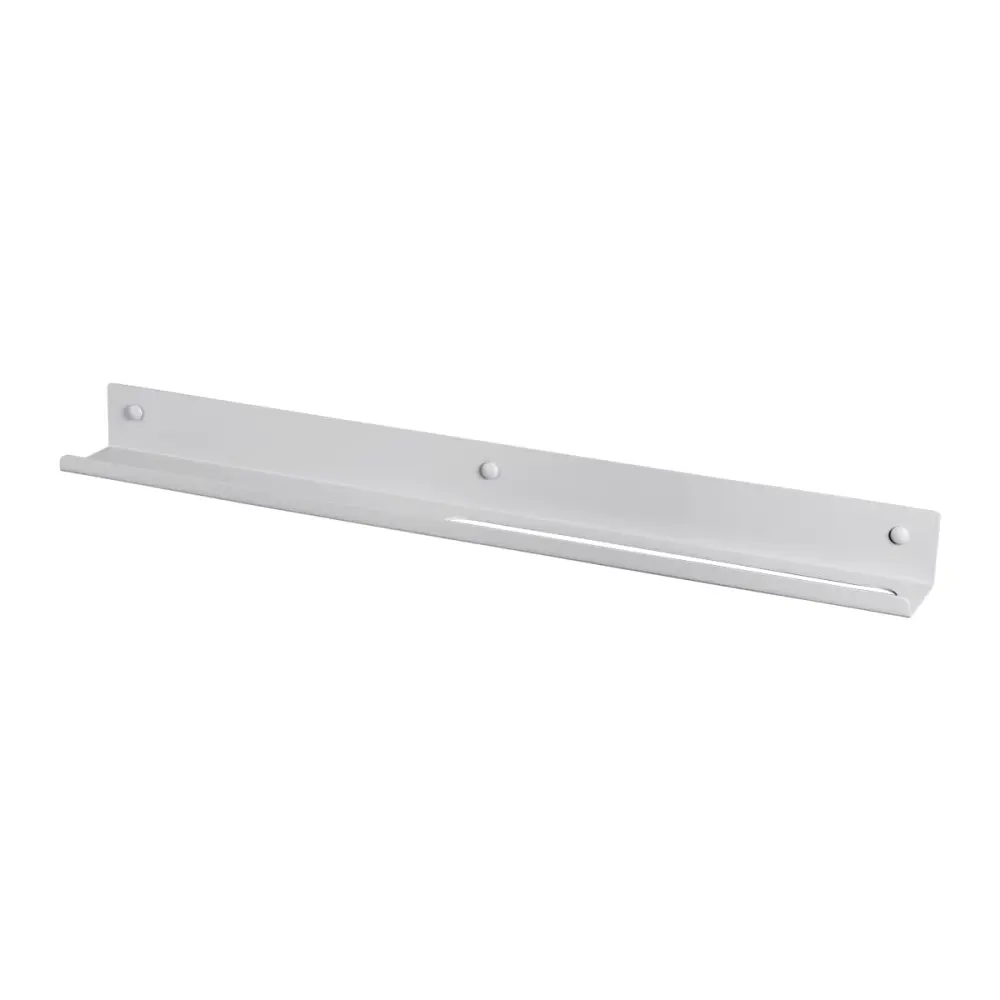 Daske toallero con estante adhesivo derecho gris mirage