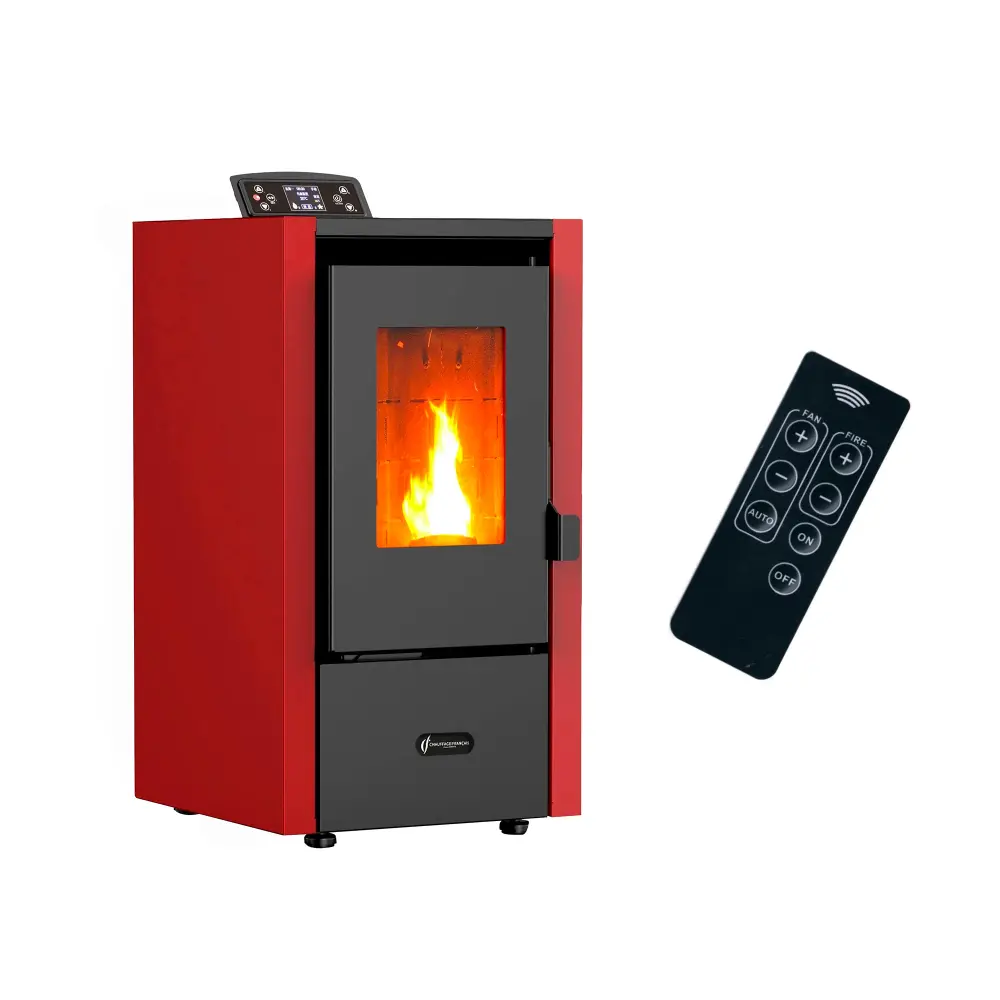 Estufa de pellets de aire anita 6,5 kw sannover burdeos
