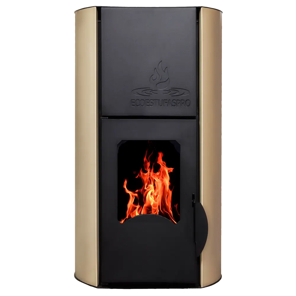 Hidroestufa de pellet Hydra 30 Marfil, 30kW hasta 240m2
