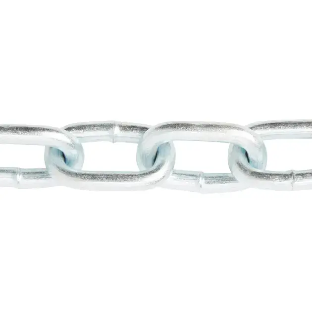 Cadena acero 5 mm. eslabón corto
