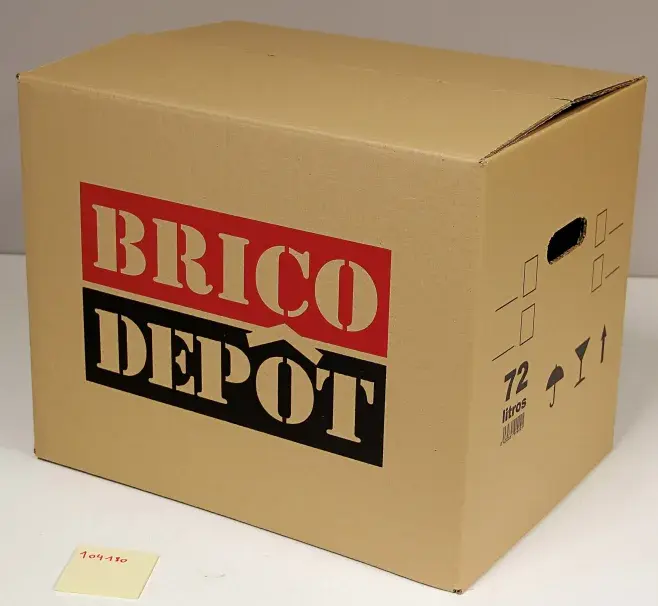 Caja de cartón 72 L logo BD