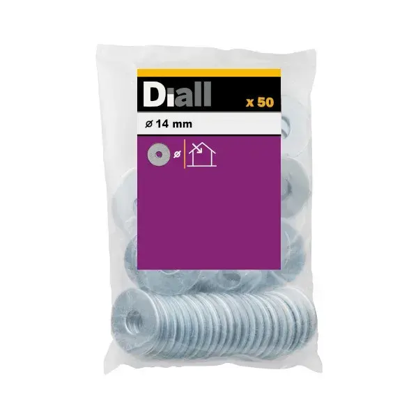 Arandela ancha m14 diall 50 uds