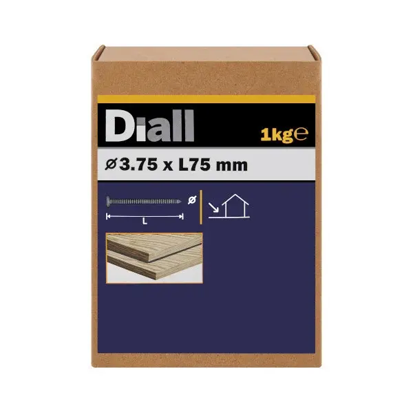 Clavo anillado 3,7x75 mm diall 1 kg