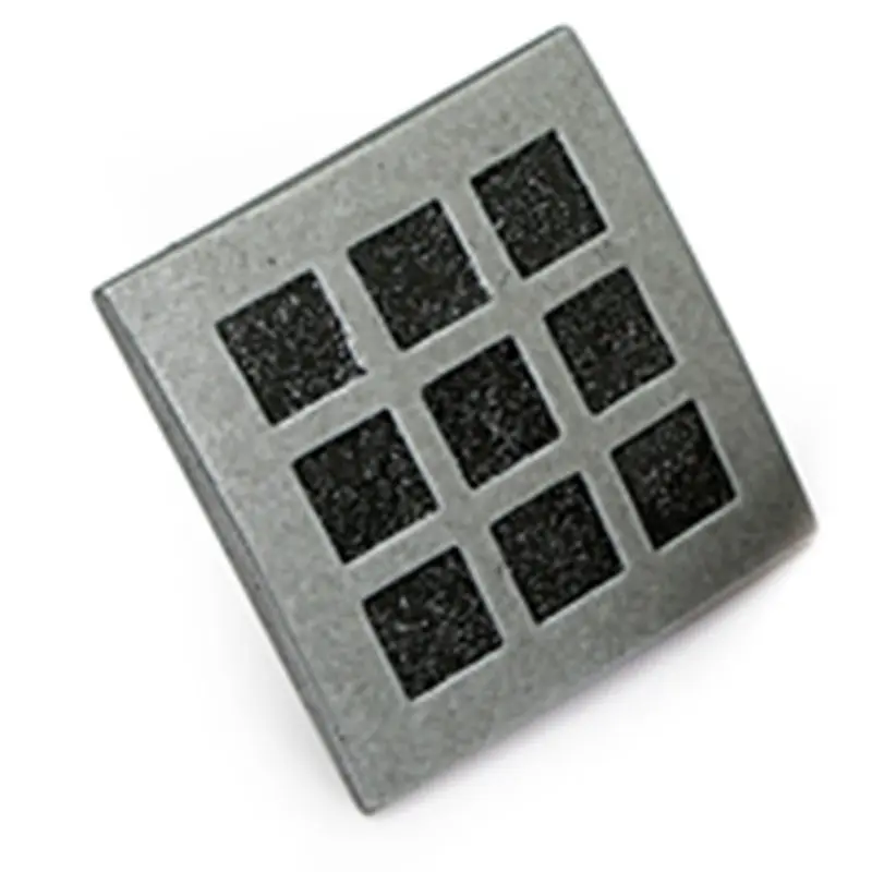 Tirador zmk/resina bombay c16 forgia/ng con cristales swarovski. 54x54mm. Giusti