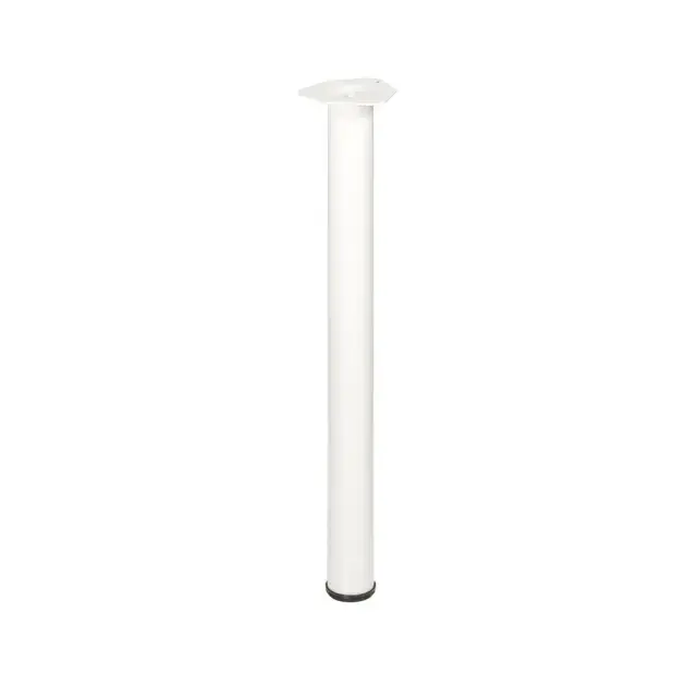 Kit 4 patas redondas blancas 60 x 710 mm