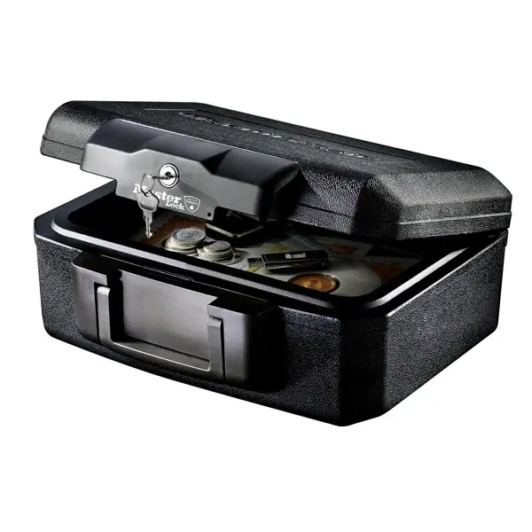 Caja seguridad resistente al fuego y al agua masterlock