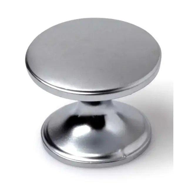 Pack 6 pomos zamak 33 mm 756 cromo mate
