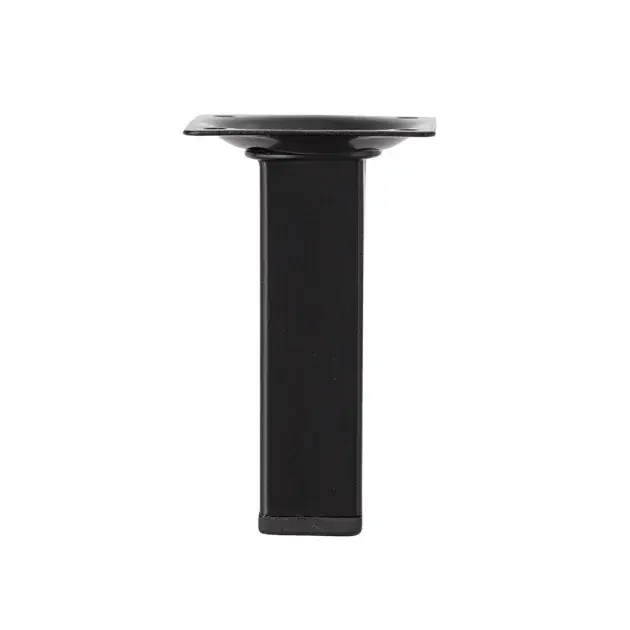 Pata cuadrada 30 x 30 mm 15 cm negra
