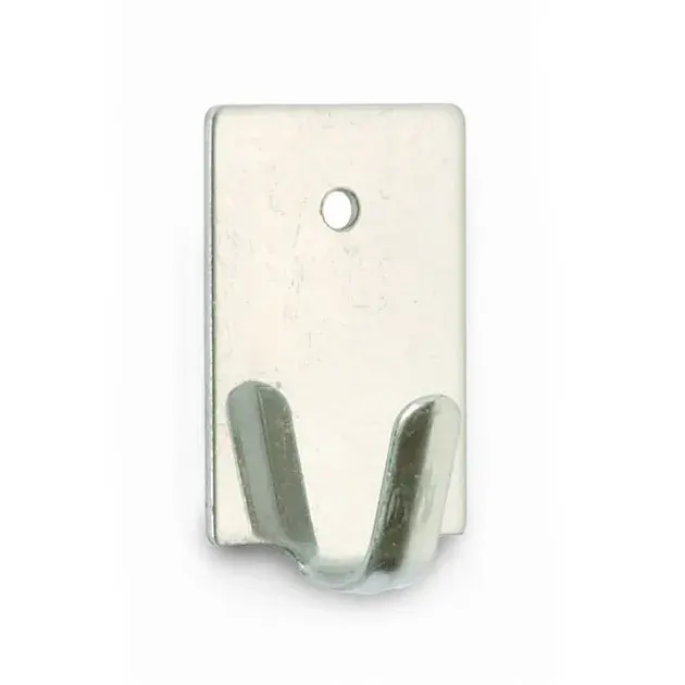 Percha adhesiva mini inox 4 uds