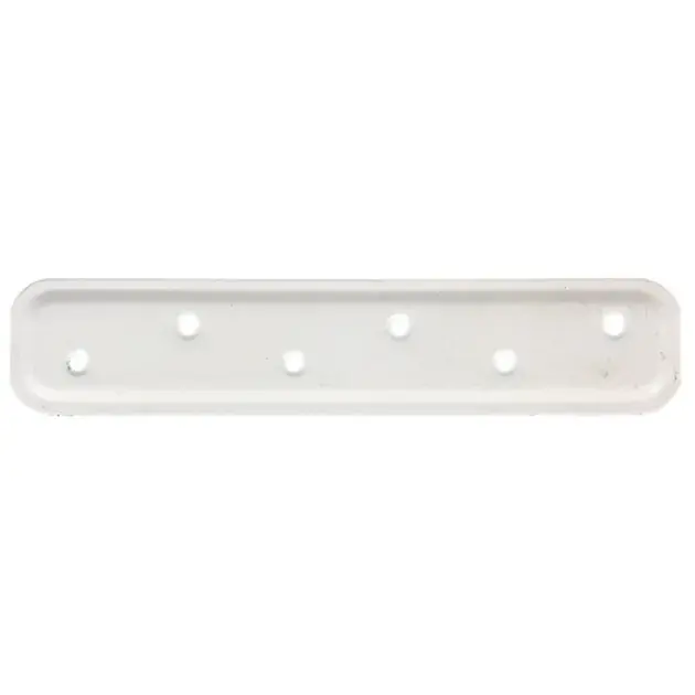 Pletina de embutir 180 x 40 mm blanca