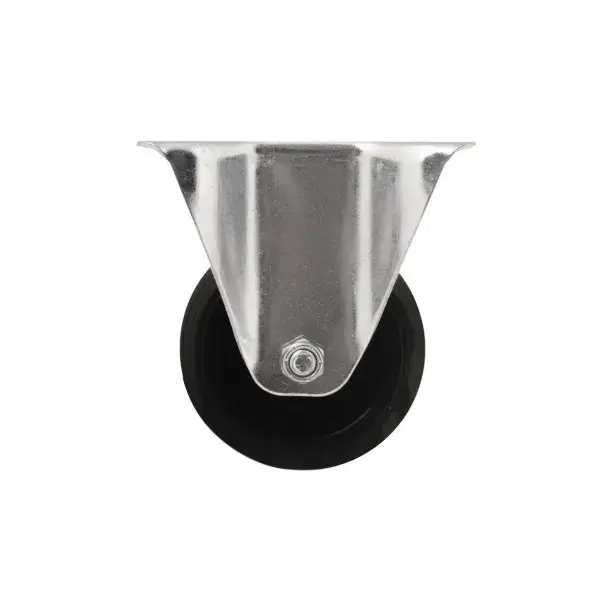 Rueda fija ø 8 cm con pletina