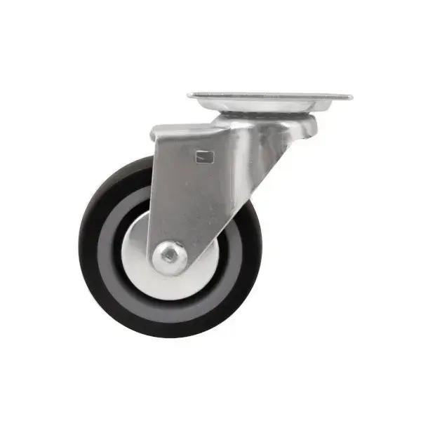 Rueda giratoria ø 7,5 cm con pletina