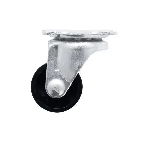 Rueda giratoria ø 2,5 cm con pletina
