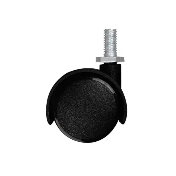 Rueda giratoria doble ø 3,5 x 4,4 cm con pasador